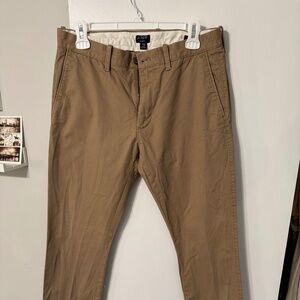 J Crew Chinos Brown Skinny W 30 L 30